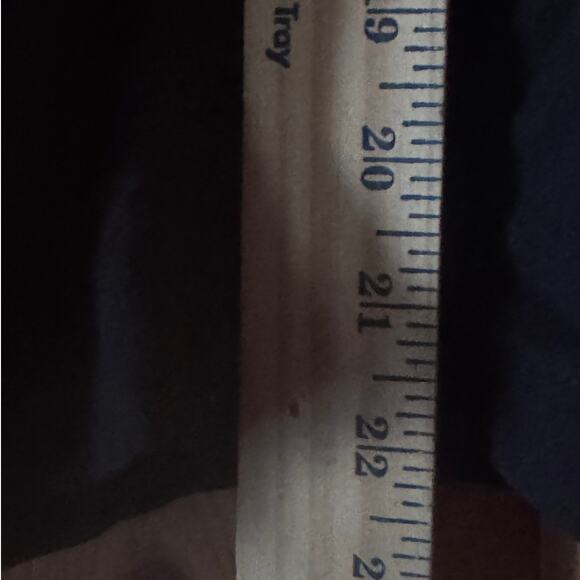 GERTIES Black Tencel/Linen Blend Topper Coat - Size M, Made in USA lagenlook - Picture 7 of 9